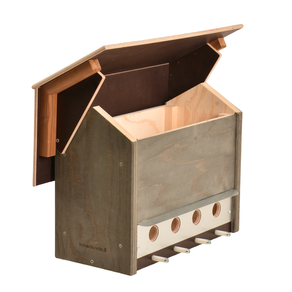 Ruokatalo harmaa auki